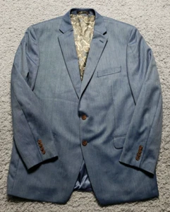 Blazer Ralph Lauren Para Hombres 44R Azul Dos Botones Chaqueta Un Pecho Ventilado - Imagen 1 de 16
