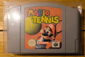 Mario Tennis N64 Nintendo 64 PAL solo módulo excelente título raro PAL clásico - Imagen 1 de 4