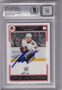 PHILIPP KURASHEV signed 2020-21 UD RC Card *BLACKHAWKS* BECKETT 00018145204 10 - Bild 1 von 1