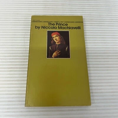The Prince Philosophy Paperback Book by Niccolo Machiavelli Bantam Books 1981 - Image 1 of 4