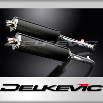 Kit silenciador de escape de carbono ovalado 18" deslizable Honda RVT1000R RC51 2002-2008 Foto 1 de 4