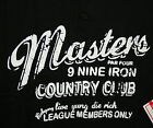 Rich Yung Masters Country Club Polo Black Shirt New Tags Sz Xl 56 Value