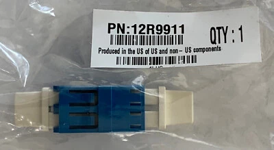 IBM 12R9911 Fiber Cable Adapter Coupler LC-LC - Image 1 of 4