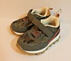 Carter's Baby Toddler Boy Size 5 Olive Green Camo Athletic Shoes Sneakers NEW