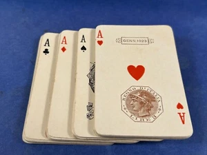 MAZZO CARTE DA GIOCO tipo francesi 1923 REGNO D'ITALIA DRILLEEN - Foto 1 di 7