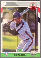 1993 FUTERA AUSTRALIAN BASEBALL CARD – #28 MICHAEL DEEBLE MELBOURNE BUSHRANGERS