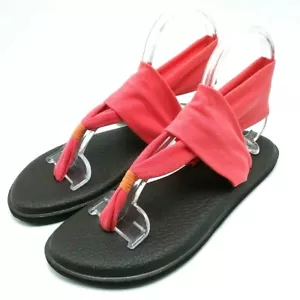 Sanuk Yoga Sling 2 Women's Sandals Size US 9 Coral #10001 - Picture 1 of 9