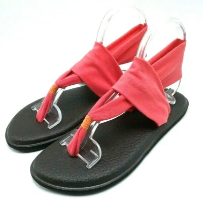 Sanuk Yoga Sling 2 Women's Sandals Size US 9 Coral #10001 - Image 1 of 4