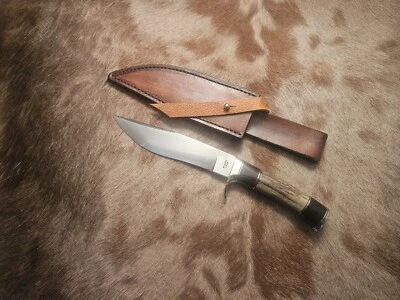 Aaron Wilburn Knife #322 Custom Wilburn Forge - Journeyman Smith Orig. Sheath - Image 1 of 4