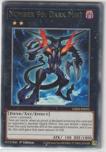 YUGIOH! NUMBER 96: DARK MIST CARD - 1ST EDITION NM - GEIM-EN052 - FREE P&P - Picture 1 of 1
