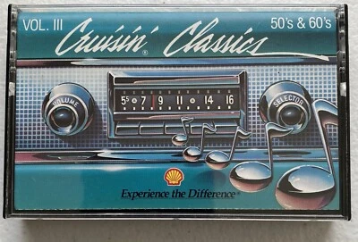 Cruisin Classics Cassette Volume 3 50s and 60s Music Vintage Radio (Used) - Image 1 of 2