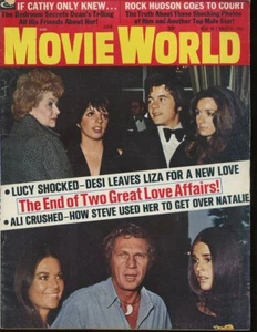 Steve McQueen Lucy Liza Susan Dey Raquel Welch April 1973 Movie World #M303 - Bild 1 von 1