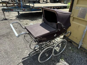 1950s Silver Cross English Pram Stroller Vintage - Picture 1 of 4