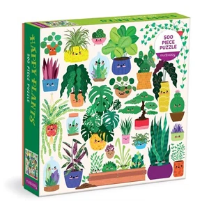 Happy Plants 500 Piece Jigsaw Puzzle Mudpuppy New - Picture 1 of 2