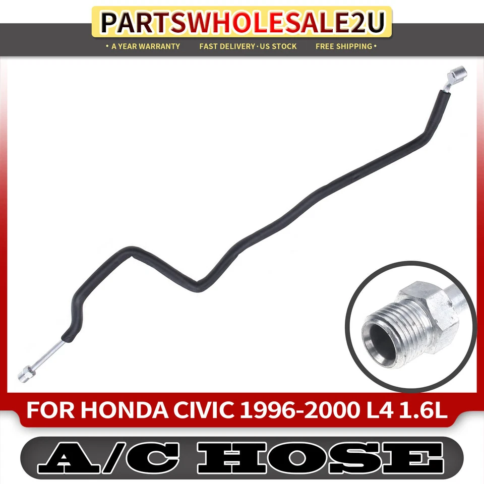 Manguera de líquido de aire acondicionado sin tubo de orificio para Honda Civic 1996-2000 L4 1,6 L 80343S01A01 Foto 1 de 4