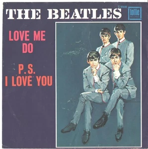 BEATLES--PICTURE SLEEVE + 45--(LOVE ME DO)--PS--PIC--SLV - Bild 1 von 4