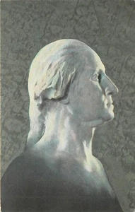 George Washington bust Mount Vernon VA Virginia Postcard - Picture 1 of 2