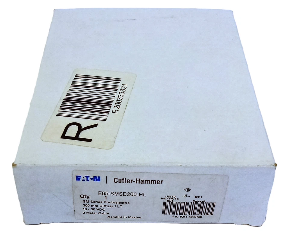 Eaton E65-SMSD200-HL 10-30VDC Photoelectric Proximity Sensor - Image 1 of 4