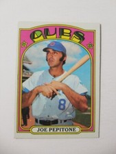 JOE PEPITONE 1972 TOPPS BASEBALL CARD #303 CHICAGO CUBS