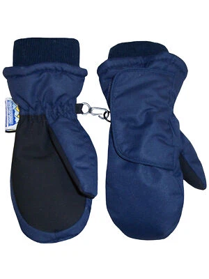 NICE CAPS Kids Boys Girls Toddler Easy On Wrap Waterproof Snow Winter Mittens - Image 1 of 2