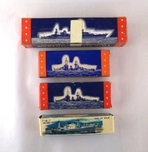 1944- WARSHIPS OF THE WORLD- EMPTY BOXES -Comet Metal Products - Picture 1 of 8