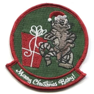 TOP GUN SCHULE SFTI NSAWC NAWDC AGGRESSOR vêlkrö AUFNÄHER: TOMCAT Frohe Weihnachten - Bild 1 von 16