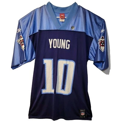 Reebok Vince Young NFL Players Large Jersey Tennessee Titans Quarterback  - Image 1 of 4