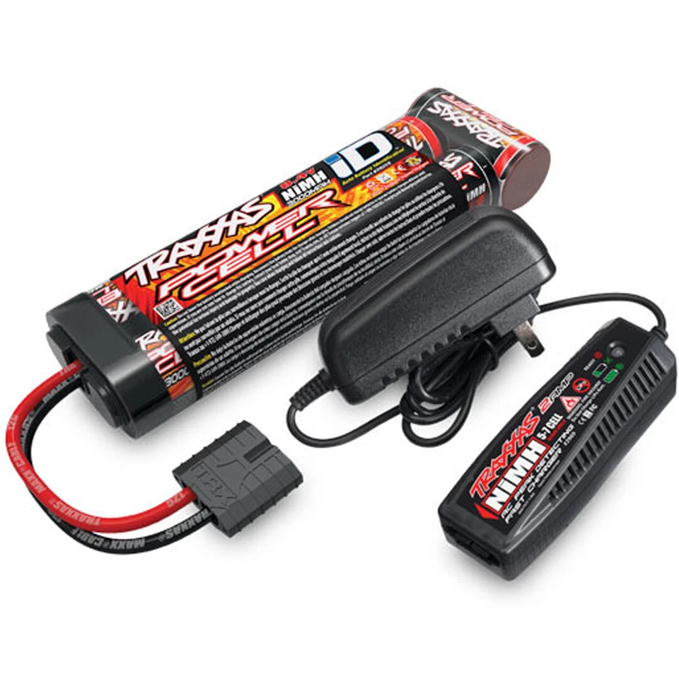 Cargador pico de CA plano Traxxas 3000 mAh 8,4 V 7 celdas NiMH Batt / 2 amperios NiMH: TRX-4 Foto 1 de 1