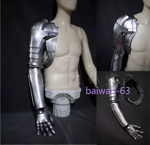 Fullmetal Alchemist Edward Elric Arm Cosplay Props Halloween Party Accessory New - Picture 1 of 11