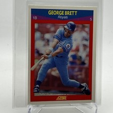 1990 Score 100 Superstars George Brett Baseball Card #76 Mint FREE SHIPPING