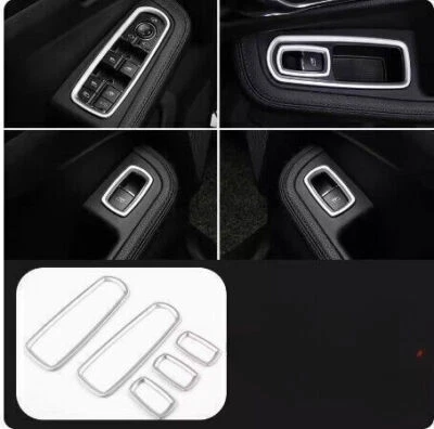 5Pcs Interior Window Lift Switch Cover Trim For Porsche Cayenne Macan Panamera - Image 1 of 4