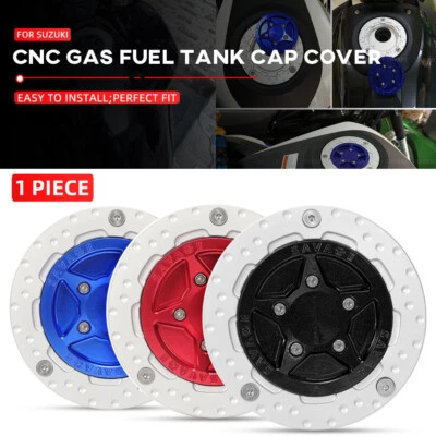 Cubierta de tapa del tanque de combustible de gas para SUZUKI GSXR 600/750 GSX650F SV650/X V-Strom 250/650 Foto 1 de 4