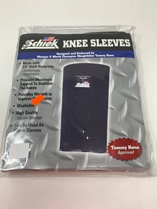 NEW SCHIEK KNEE SLEEVES 1140 Black 1/4” Neoprene XL - Picture 1 of 3