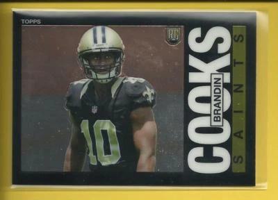 Brandin Cooks RC 2014 Topps Chrome 1985 Insert Rookie Card # 31 Saints L A Rams - Image 1 of 2