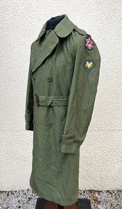Vietnam War Era 6th Army U.S Army OG-107 Military Jeep Coat Overcoat-Small - Picture 1 of 6