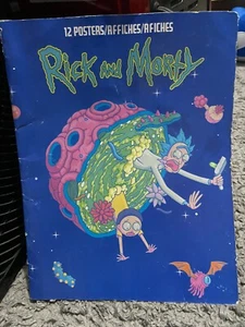 Trends International RICK AND MORTY 8.5" x 11" Wall Poster Book w/12 Posters! - Picture 1 of 2