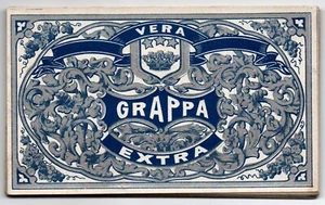 Etichetta 154. Antica etichetta Grappa - Foto 1 di 1