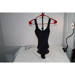 Time and Tru Women's and Women's Plus Core Crinkle Swimsuit, - Picture 1 of 5