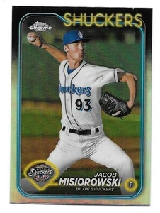 Jacob Misiorowski Topps Pro Debut Base Chrome Milwaukee Brewers Menge verfügbar - Bild 1 von 9