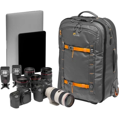 Lowepro Whistler RL 400 AW II Roller Suitcase Carry-on Padded Camera Bag (Gray) - Image 1 of 4