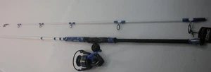Penn 1518059 BTLIII5000LE802MH BattleIII 8Ft 2pc Medium Surf Spin Rod Reel Combo - Picture 1 of 12