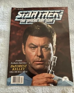 Star Trek The Official Fan Club Magazine Exclusive with DeForest Kelly Dr. McCoy - Picture 1 of 6