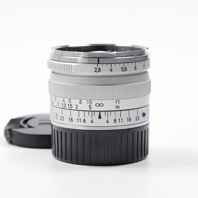 Carl Zeiss Biogon T * 28 mm f2,8 ZM plata para montaje Leica M [casi como nue... - Imagen 1 de 4