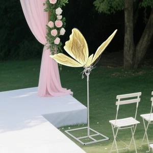 Floor Lamp, Wedding Electric Butterfly Floor Lamp, LED Standing Lamp 60*40*153cm - Picture 1 of 19