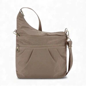 Borsa antifurto firmata Travelon - Borsa a tracolla RFID 3 scomparti 11x10x2,5 - Foto 1 di 8