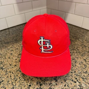 Vintage St. Louis Cardinals Sports Specialties Wool Snapback Hat Cap Red 90's - Picture 1 of 12