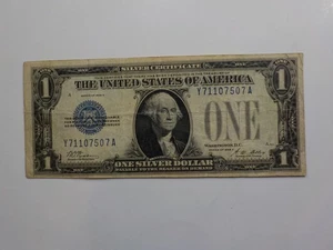 Silver Certificate 1928 1 Dollar Bill Funny Back Paper Money Funnyback Currency - Picture 1 of 2