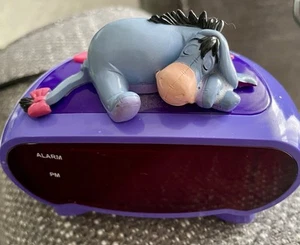 Disney Sleeping Eeyore Digital Alarm Clock Winnie The Pooh - Picture 1 of 3