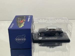 ATLAS COLLECTION 8506085 VOLVO 122 S USA -BLACK+GREY 1:43- FAIR IN BOX - Picture 1 of 6