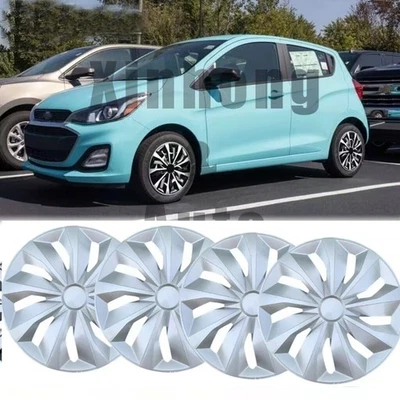 4PCS 16" Rim Skin Cover Hubcap Covers For Chevy Spark 2010-2023 R16 Steel Wheels Foto 1 de 4